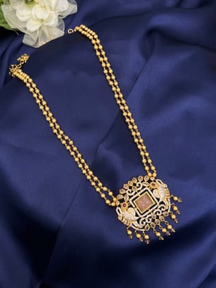 Stone Long Necklace 0082