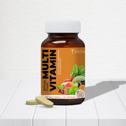 Best Whole Food Multivitamin Tablets for Women 60 Tablets