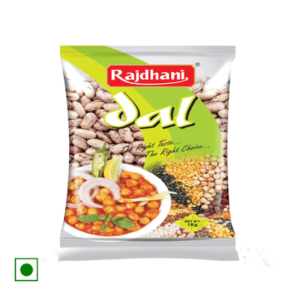 Rajdhani Rajma Chitra, 1 kg Pack