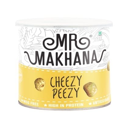 Mr Makhana Cheesy Peezy - 50 gm, Pack of 3