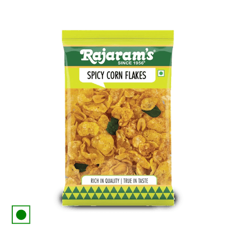 Rajaram's Spicy Corn Flakes, 100 gm Pouch