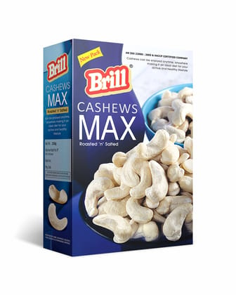 Brill Roasted & Salted Cashews Max 250g