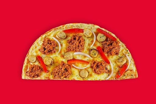 Kheema & Sausage Semizza (Half Pizza)(Serves 1) __ Semizza (Half Pizza)