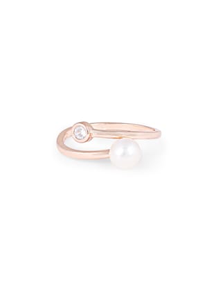 Pearl Ring Rose Gold