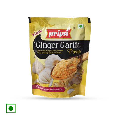 Priya Ginger Garlic Paste, 100 gm Pack