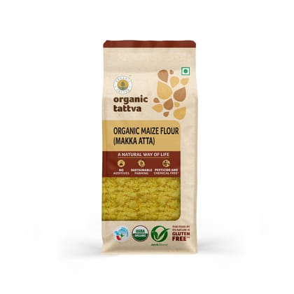 Organic Maize Flour (Makka Atta) 500g