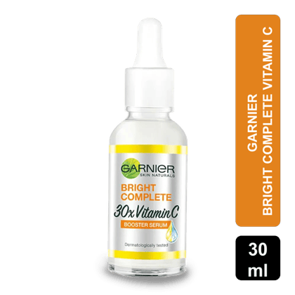 Garnier Booster Face Serum - Reduces Spots, Light Complete Vitamin C, 30 ml Bottle
