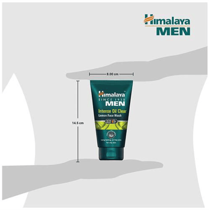 Himalaya Men Intense Oil Clear Lemon Face Wash, 50 ml Tube
