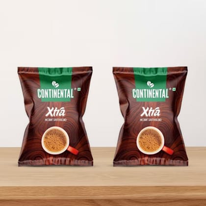 Continental Xtra 50g Pouch Combo | Pack of 2 | Instant Coffee Granules | Strongest Instant Coffee-50g Pouch