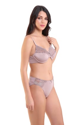 Kate Non Paded Wired Bra & Panty Set-38C