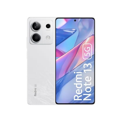 Redmi Note 13 5G (Arctic White, 6GB RAM, 128GB Storage) | MTK Dimensity 6080 5G | 7.6mm, Slimmest Note Ever