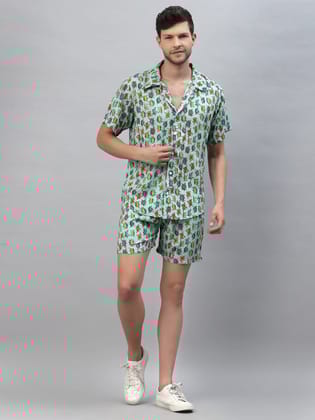 Cool Print Co-ords Green By Gavin Paris-S/M / Green