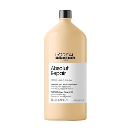 Loreal Professional Serie Expert Gold Quinoa + Protein Absolut Repair Shampoo 1500Ml