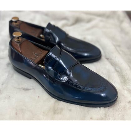 Butterfly Loafers Blue Brushoff-UK6/US7/EU40