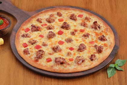 Pepper Chicken Magic Pizza [10" Large] __ Thin Crust