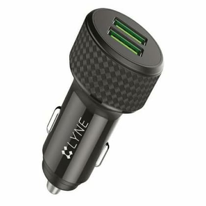 Lyne Piston-4 3.1A Car Charger With V8 Cable