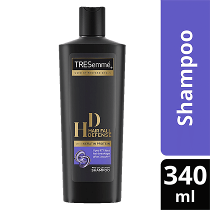 Tresemme Hair Fall Defense Pro Collection Shampoo - With Keratin Protein, Upto 97% Less Hair Breakage After 1 Wash, 340 Ml(Savers Retail)