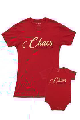 Chaos Creator and Coordinator-Red / Half Romper
