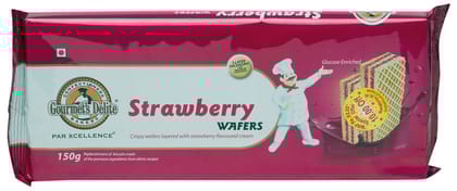 Gourmet Delight Wafers, Strawberry Caramel, 150G (Pack Of 2)