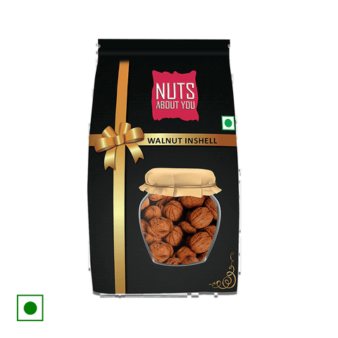 NUTS ABOUT YOU Walnut Inshell, 400 gm Pouch