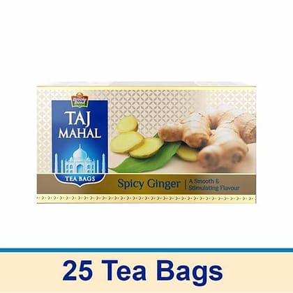 Brooke Bond Taj Mahal Ginger Tea Bags, 25 Pcs
