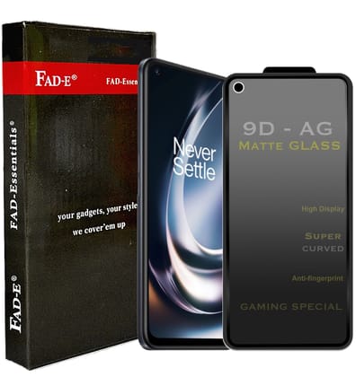 FAD-E Edge to Edge Tempered Glass for OnePlus Nord CE 2 Lite 5G (Matte Transparent)