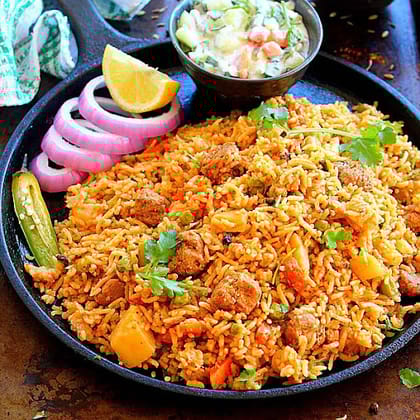 Chaap Biryani [4 Person]