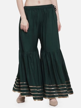 Flared Regular Ethnic Sharara