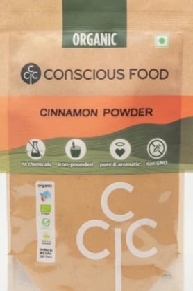 Conscious Food Cinnamon Powder / Dal Chini Powder 50g Organic