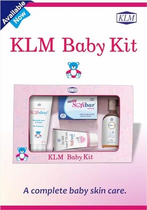 KLM BABY Kit Sofibar 40g, Sofidew Lotion 50ml, Sofidew massage oil 50ml, Sofirash 20g