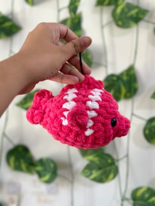 Toy- crochet fish-Pink