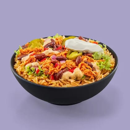 Burrito Value Rice Bowl Non-Veg (aka Mexican Biryani)