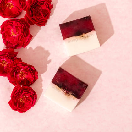 Red Rose with Shea Butter Soap-100g