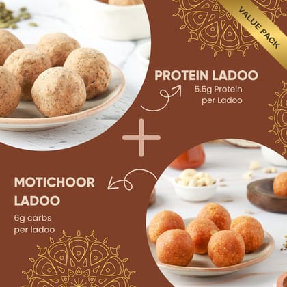 Protein Ladoo (200g) + Motichoor Ladoo (200g) Combo