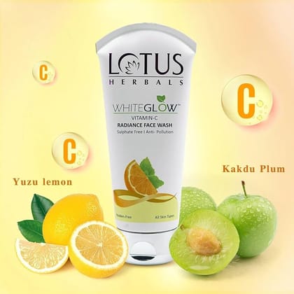 Himalaya Lotus Herbals White Glow VitaminC Radiance Face Wash 50G