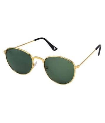 Walrus - Green Oval Sunglasses ( WS-RYL-III-040606D ) - Medium