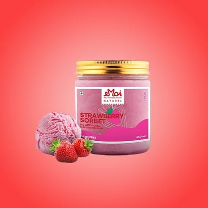 Strawberry Sorbet [Serves 3-4, 450 Ml]