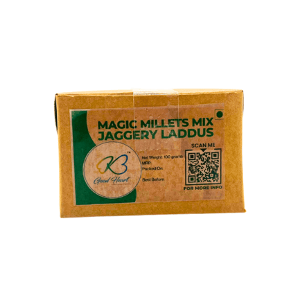 Good Heart Magic Millets Mix - Jaggery Laddus - 100 Gram