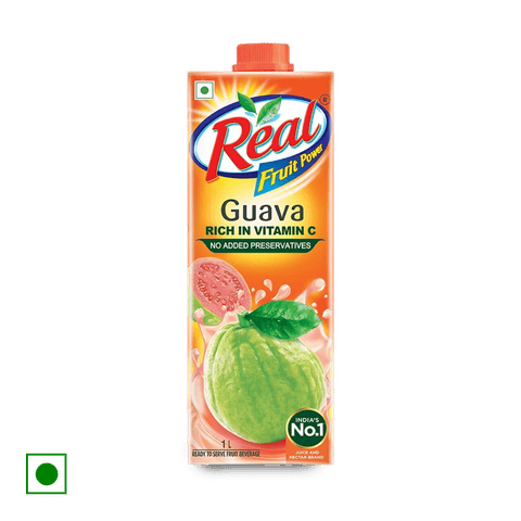 Real Fruit Power Vitamin Boost Guava Juice, 1 L Tetrapack