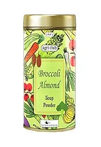 Agri Club Broccoli Almond Soup Powder, 250 gm