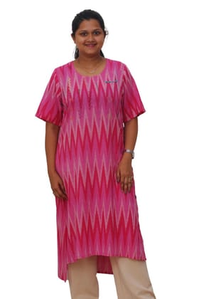 Tisser Handwoven Ikat kurta Size- S,L,XL,XXL
