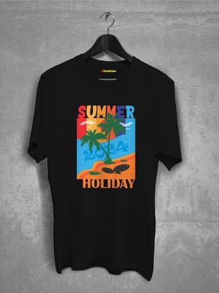 Memorable Summer Holidays T-shirt-Black / XS