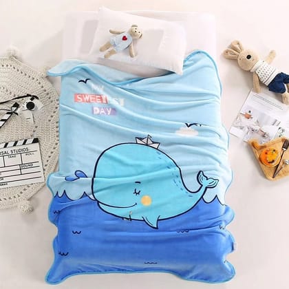 Soft Flannel for AC Baby Blanket for Kids Toddlers New Born Boys & Girls-100 cm x140 cm