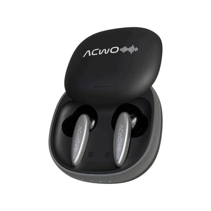DwOTS 717 - Low Latency Earbuds With Fast Charging Dodger Blue Charcoal Black