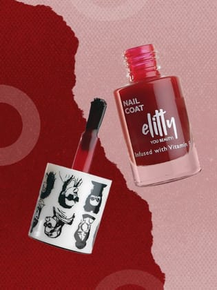 Elitty Mad Over Nails, 12 Toxin Free, Infused with Witch Hazel, Glossy - Bad Breakup (Red), 6ml