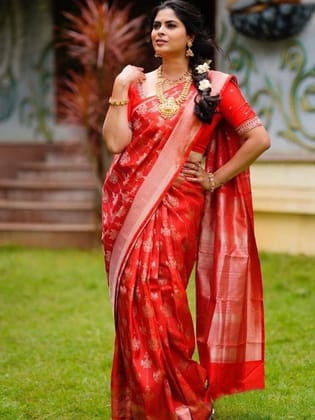 Woven Design Zari Designer Banarasi Saree