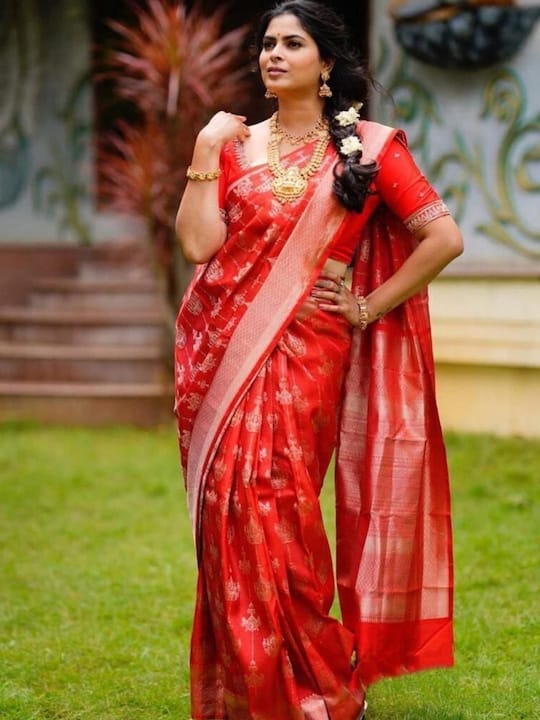 Woven Design Zari Designer Banarasi Saree