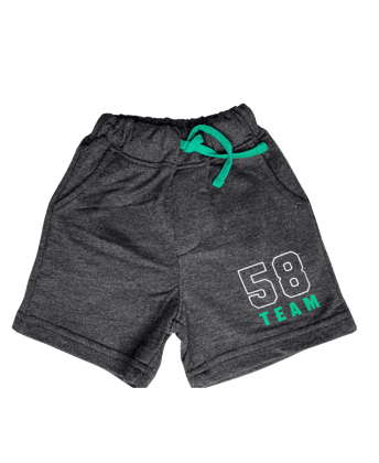 Leisure Cotton Shorts-12 - 18 M / Dark Grey