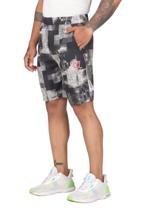 Graphic Print Weight Training Shorts-XXL