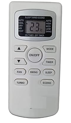 Ehop AC Remote Control Compatible for Whirlpool Air Conditioner VE 116 (Please Match The Image with Your Existing Remote Before Placing The Order Before)
